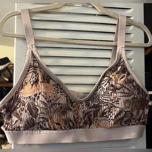 Aerie NWT jungle ribbed padded bralette